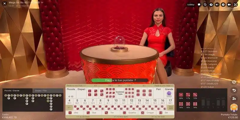 Sức hút của game tài xỉu live tại trang casino King88